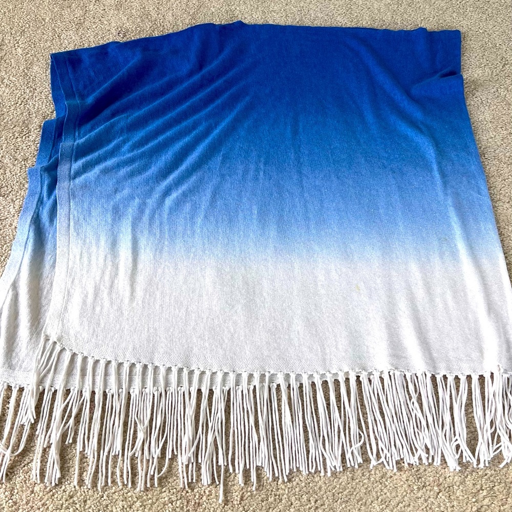 Lilly Pulitzer ombré poncho